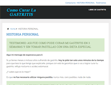 Tablet Screenshot of comocurarlagastritis.net